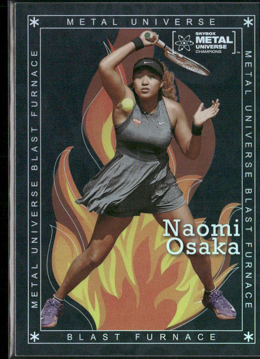 Naomi Osaka 2021 SkyBox Metal Universe Champions Blast Furnace #BF-3