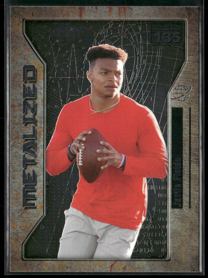 Justin Fields 2021 SkyBox Metal Universe Champions #135