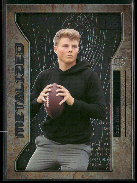 Zach Wilson 2021 SkyBox Metal Universe Champions #115