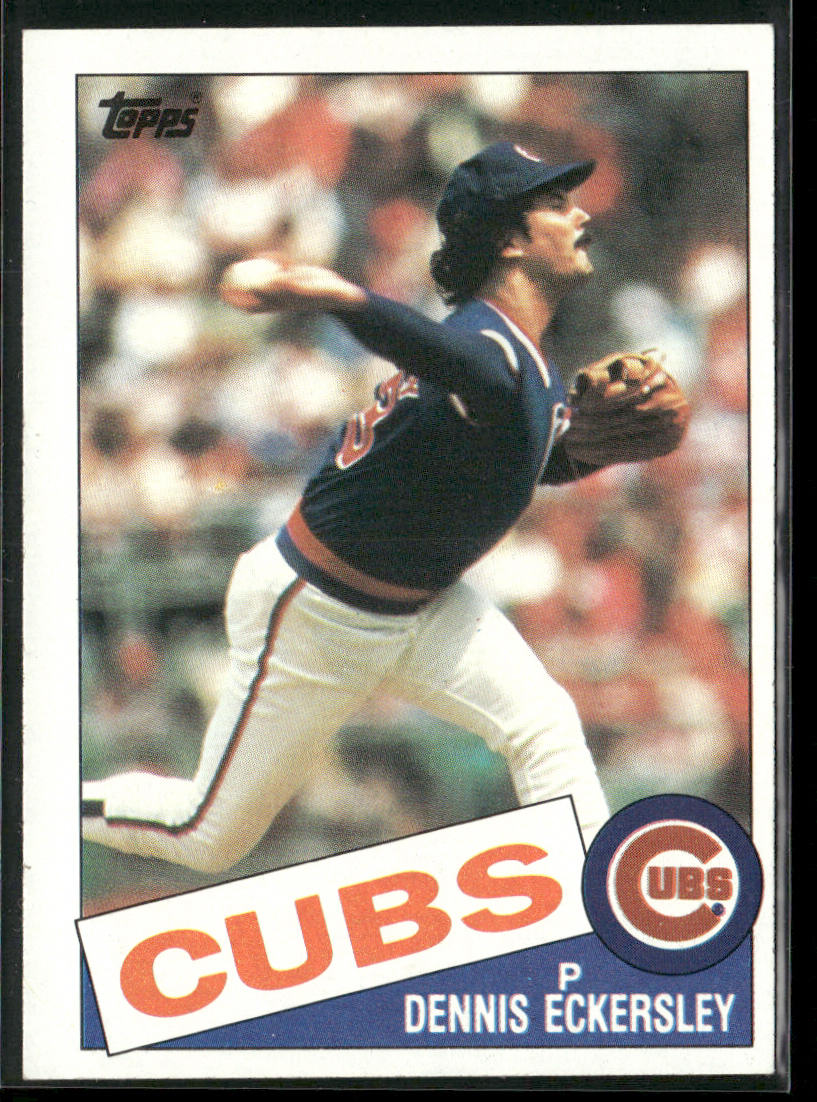 Dennis Eckersley 1985 Topps #163 Chicago Cubs