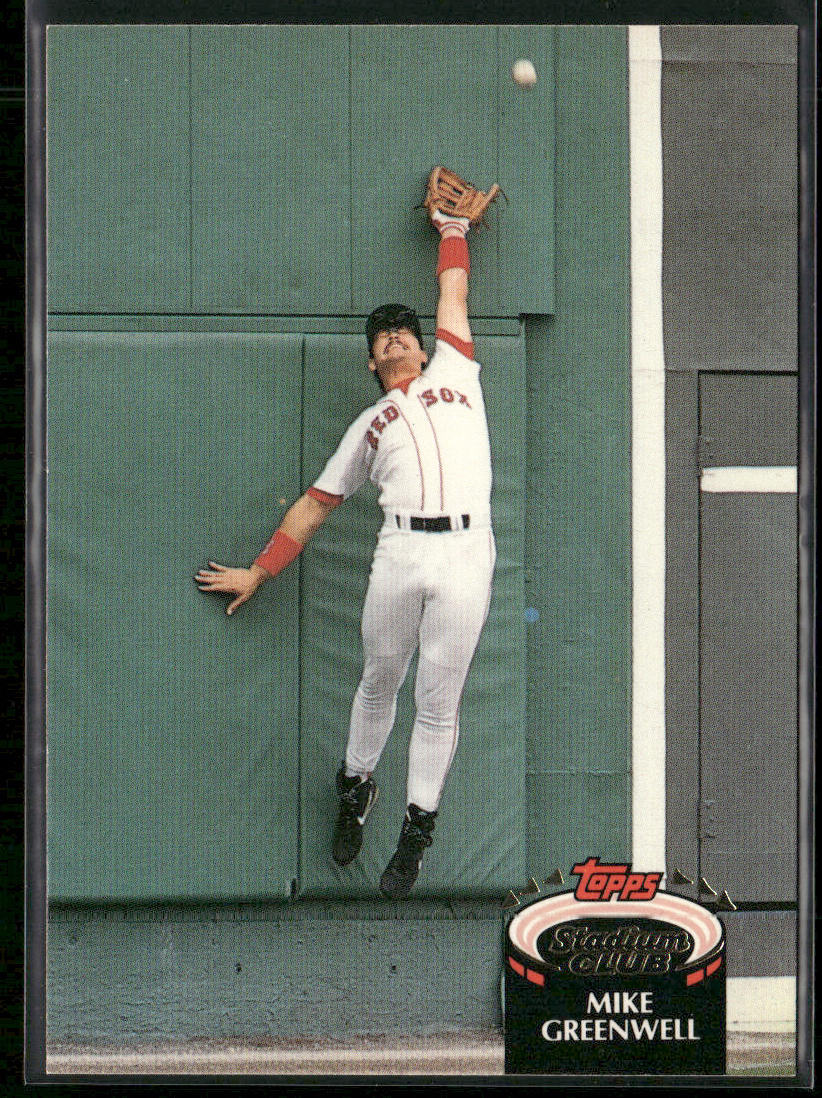Mike Greenwell 1992 Stadium Club #446 Boston Red Sox