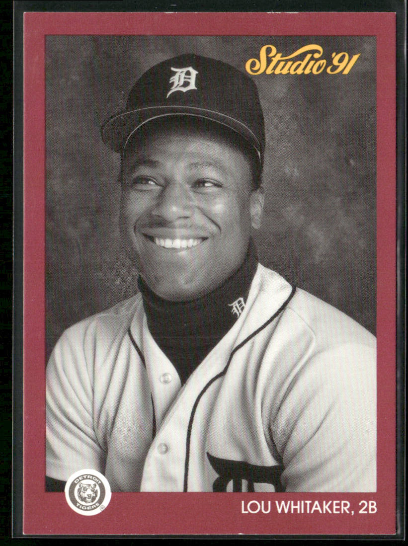 Lou Whitaker 1991 Studio #60 Detroit Tigers