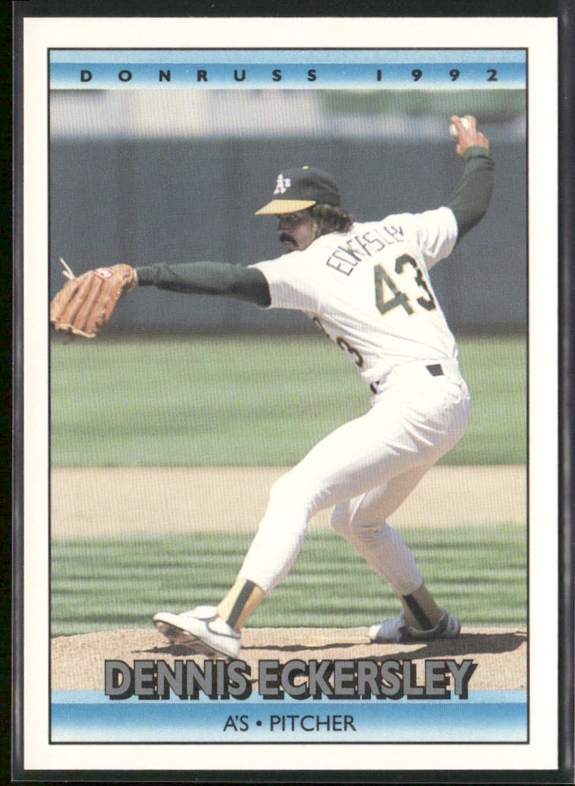Dennis Eckersley 1992 Donruss #147 Oakland Athletics