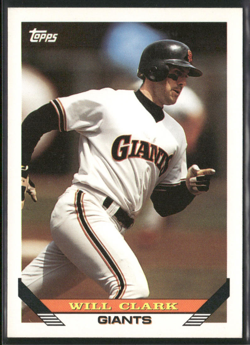 Will Clark 1993 Topps #10 San Francisco Giants
