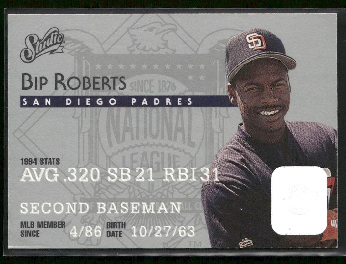 Bip Roberts 1995 Studio #118 San Diego Padres