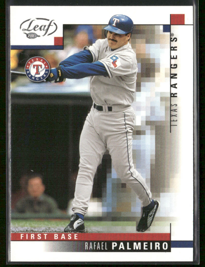 Rafael Palmeiro 2003 Leaf #116 Texas Rangers