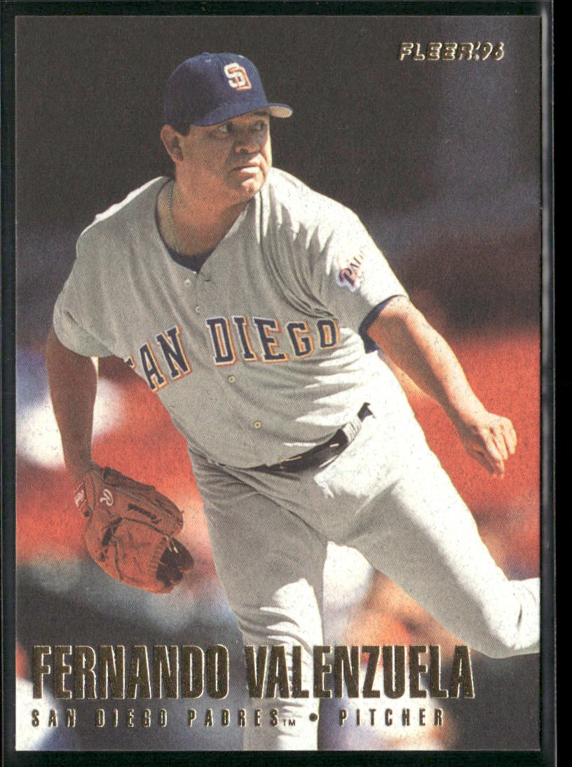 Fernando Valenzuela 1996 Fleer #579 San Diego Padres
