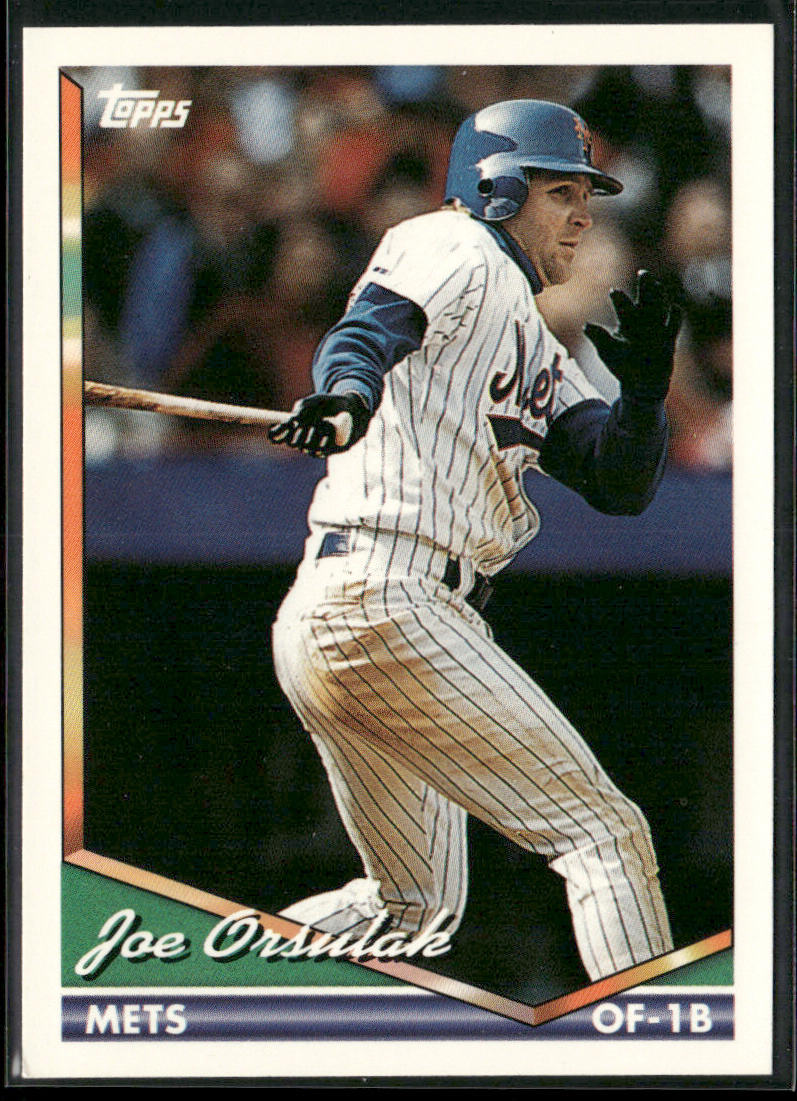 Joe Orsulak 1994 Topps #643 New York Mets