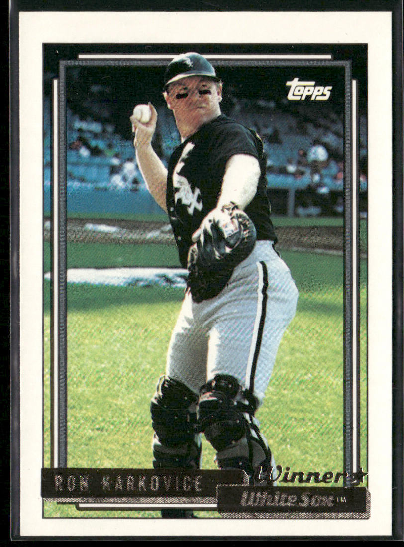 Ron Karkovice 1992 Topps Gold Winners #153 Chicago White Sox