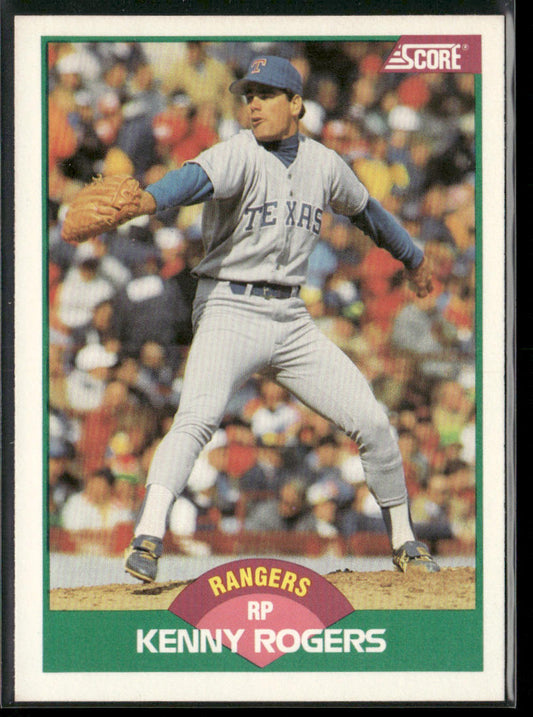 Kenny Rogers 1989 Score Rookie & Traded #107T RC Texas Rangers