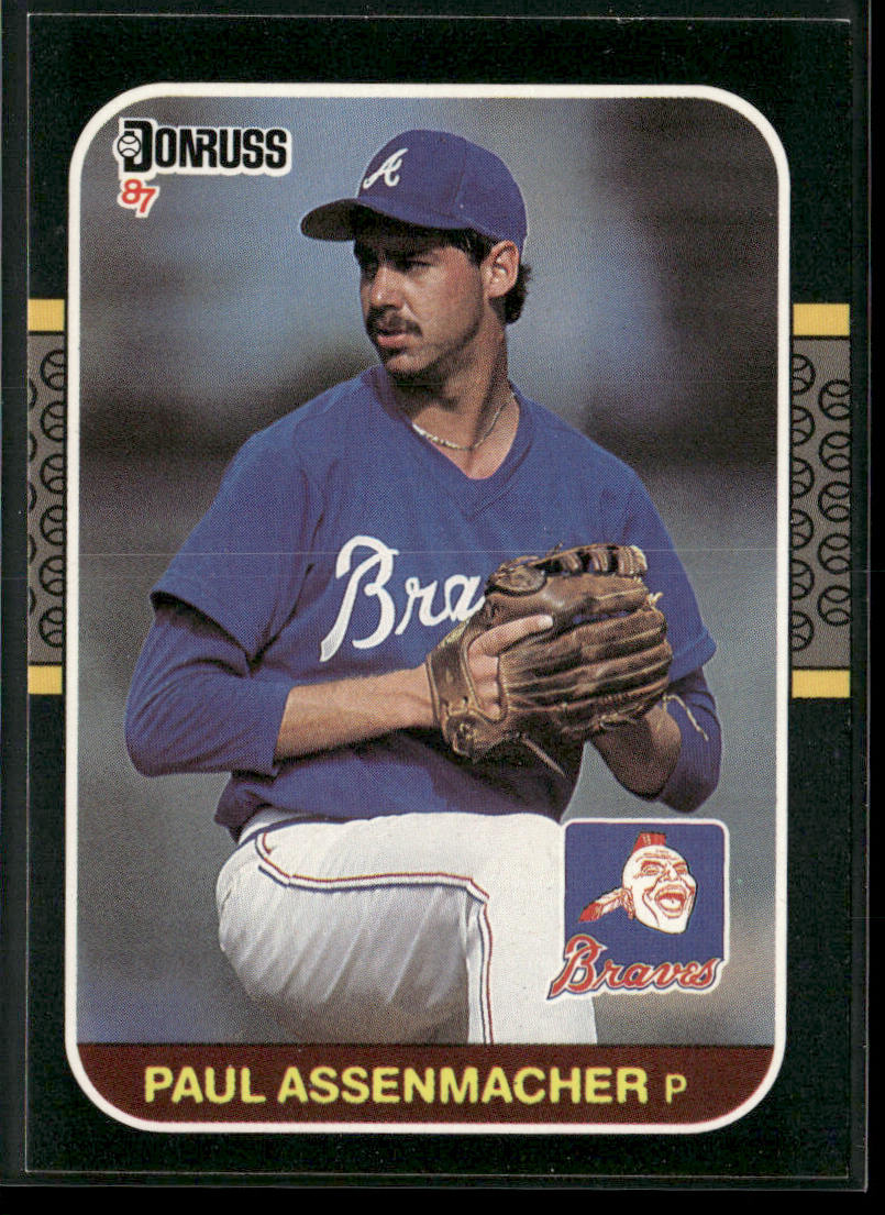 Paul Assenmacher 1987 Donruss #290 RC Atlanta Braves