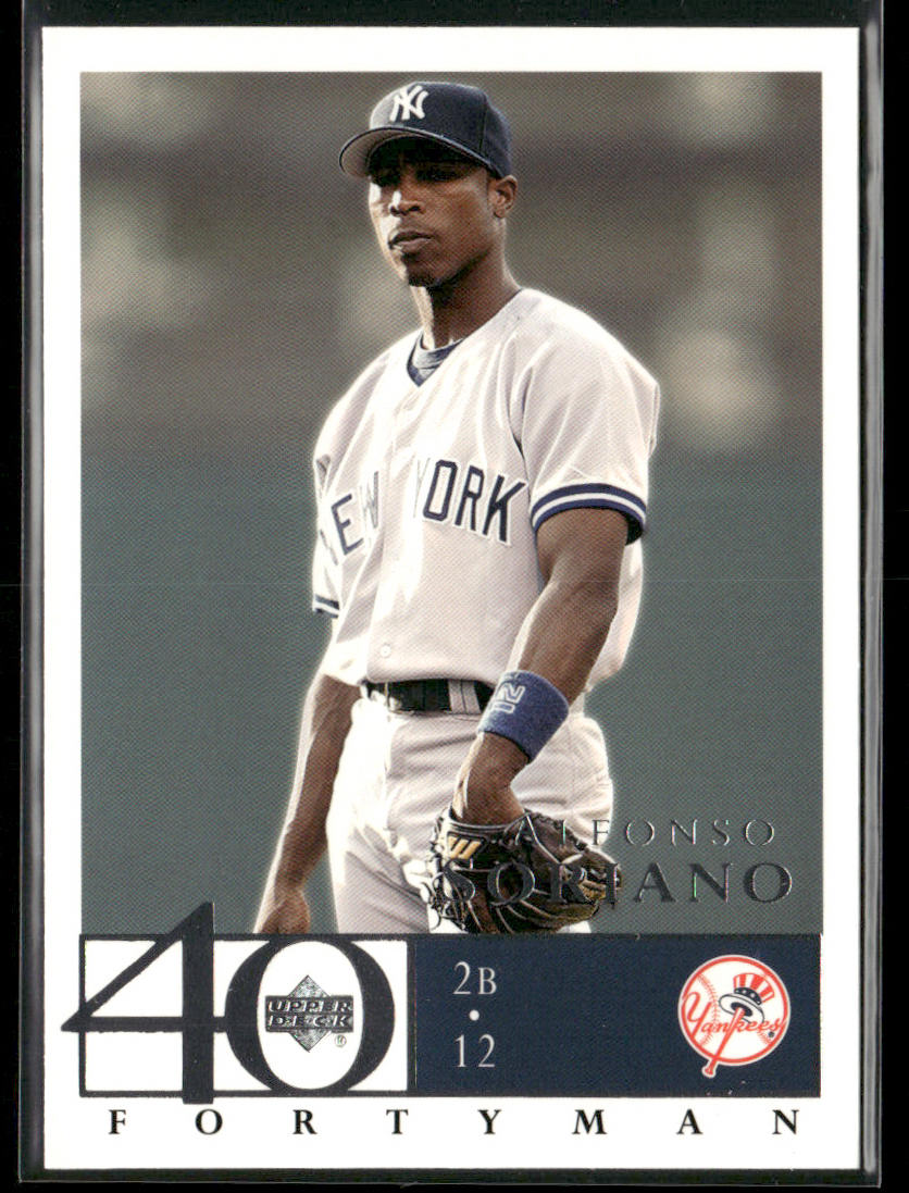 Alfonso Soriano 2003 Upper Deck 40-Man #345 New York Yankees