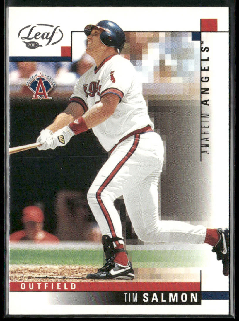 Tim Salmon 2003 Leaf #7 Anaheim Angels