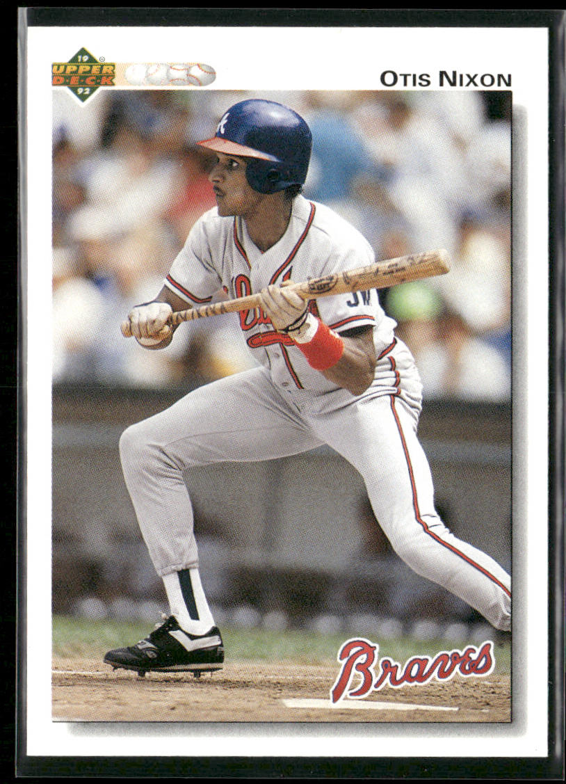 Otis Nixon 1992 Upper Deck #451 Atlanta Braves