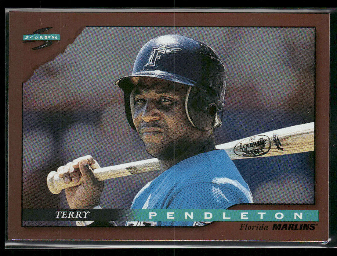 Terry Pendleton 1996 Score Dugout Collection (Series One) #42 Florida Marlins