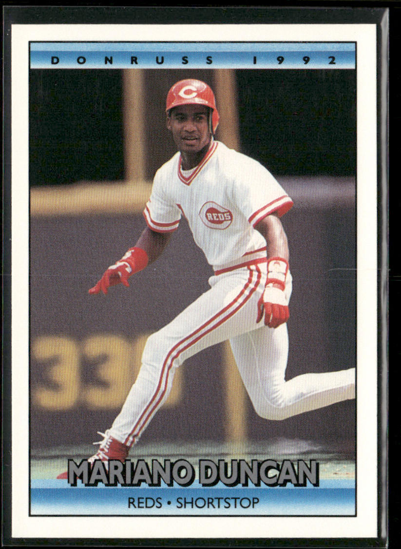 Mariano Duncan 1992 Donruss #540b Cincinnati Reds
