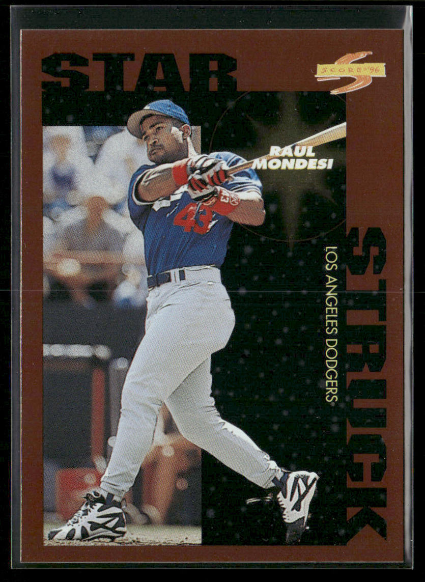 Raul Mondesi 1996 Score Dugout Collection (Series Two) #94 Los Angeles Dodgers