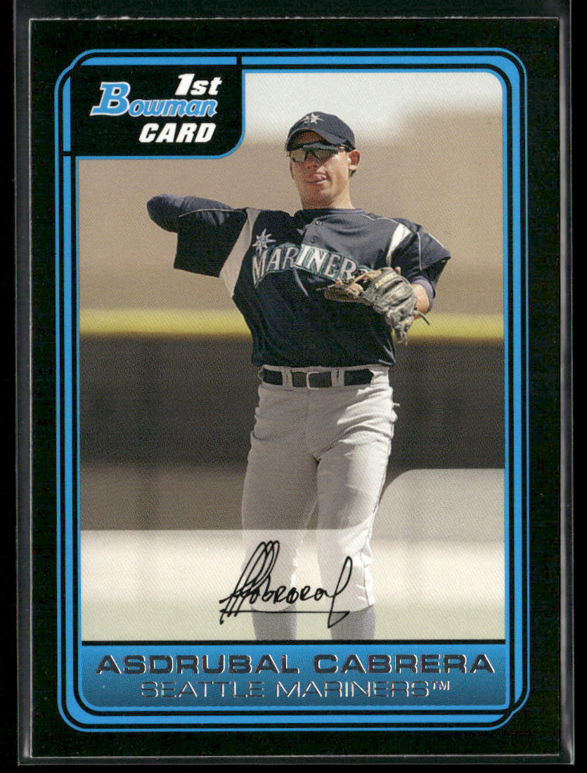 Asdrubal Cabrera 2006 Bowman Prospects #B87 Seattle Mariners