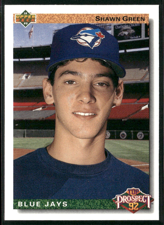 Shawn Green 1992 Upper Deck #55 RC Toronto Blue Jays