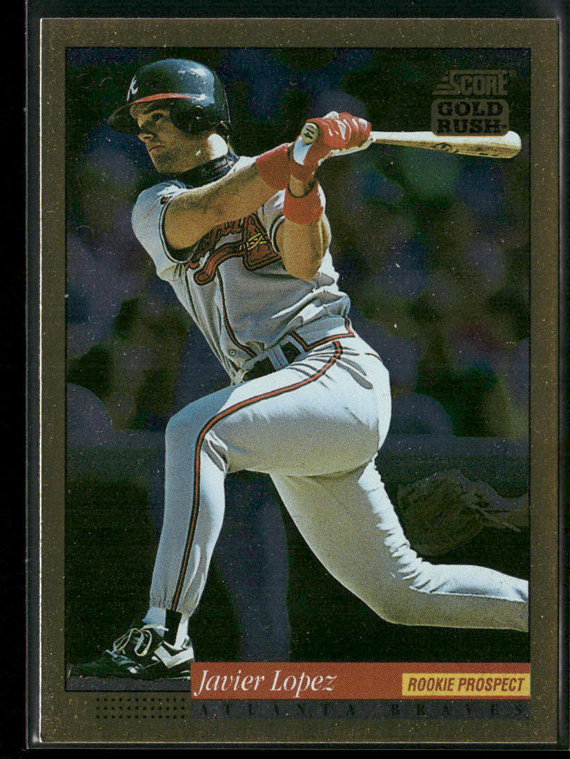 Javy Lopez 1994 Score Gold Rush #620 Atlanta Braves