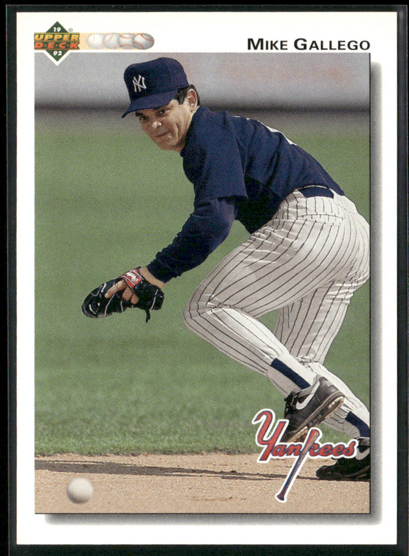 Mike Gallego 1992 Upper Deck #750 New York Yankees