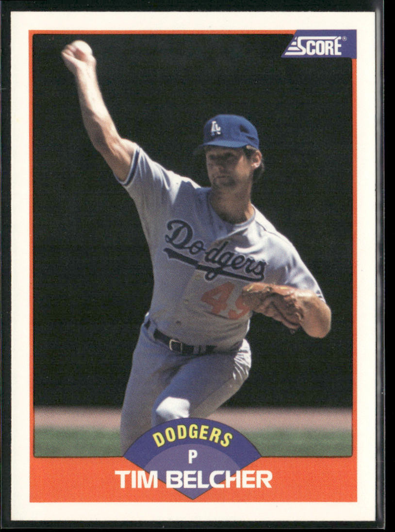 Tim Belcher 1989 Score #418 Los Angeles Dodgers