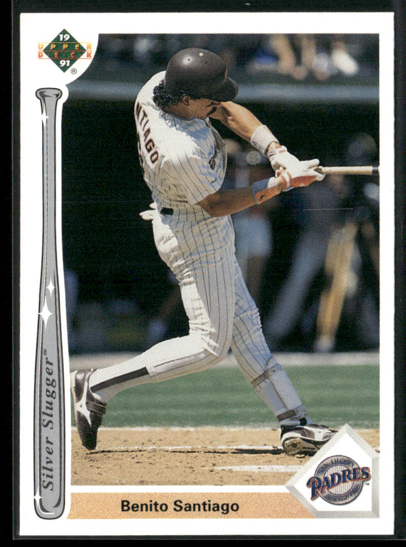 Benito Santiago 1991 Upper Deck Silver Sluggers #SS17 San Diego Padres