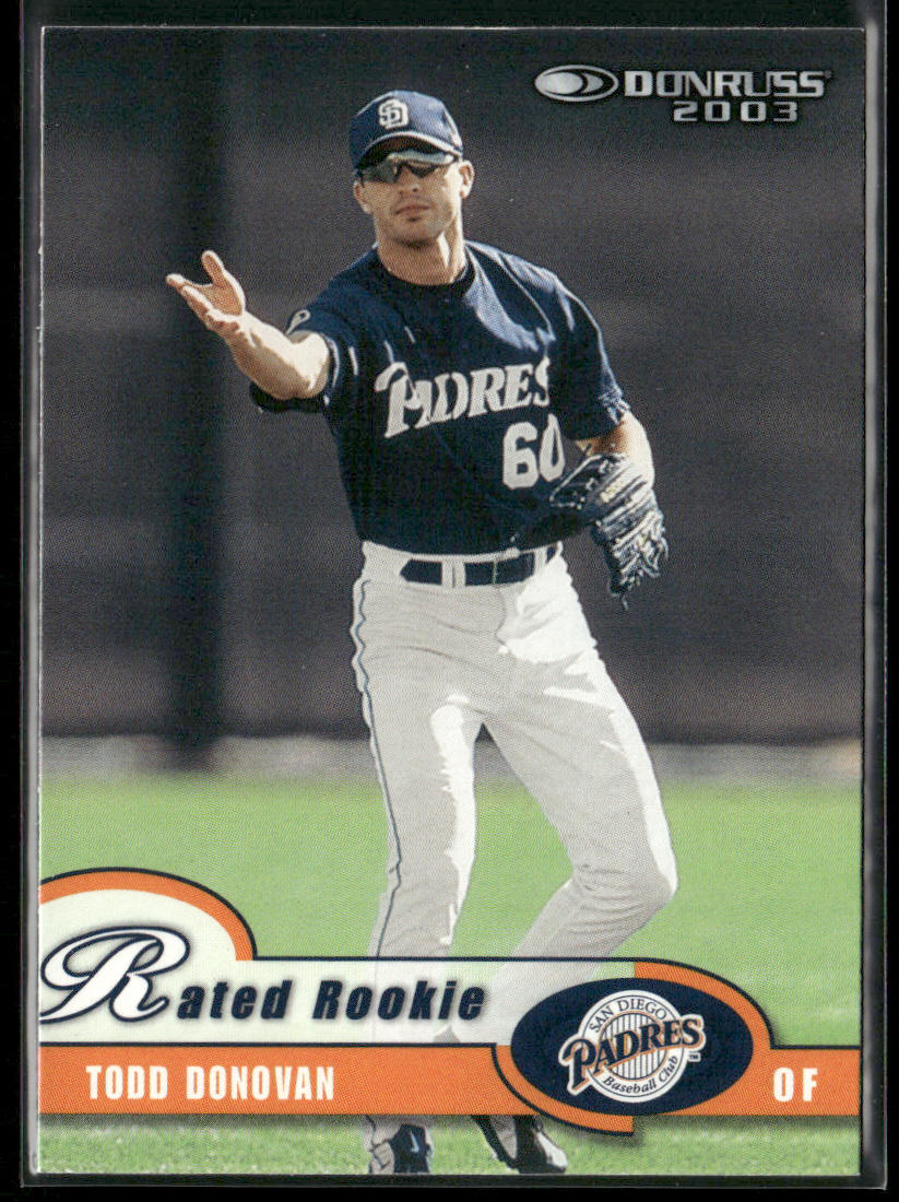 Todd Donovan 2003 Donruss #51 San Diego Padres
