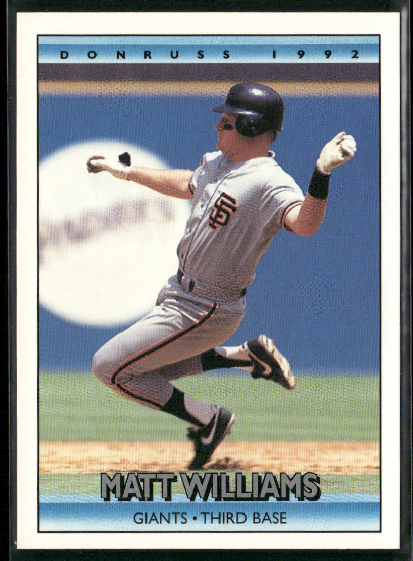 Matt Williams 1992 Donruss #135 San Francisco Giants