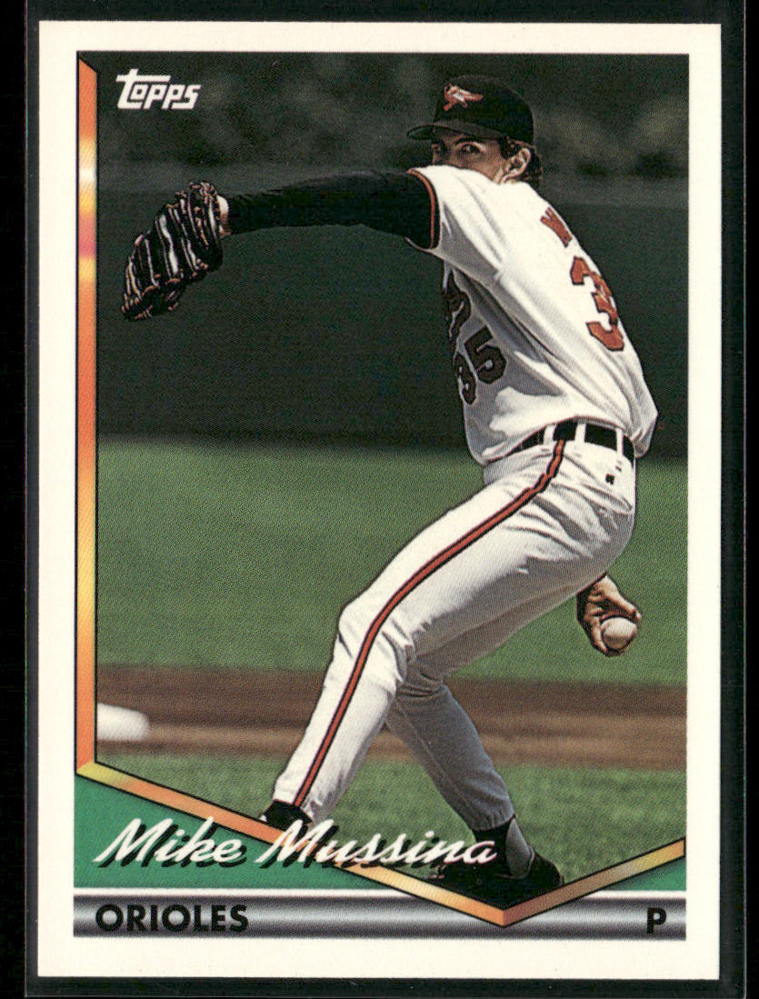 Mike Mussina 1994 Topps #598 Baltimore Orioles