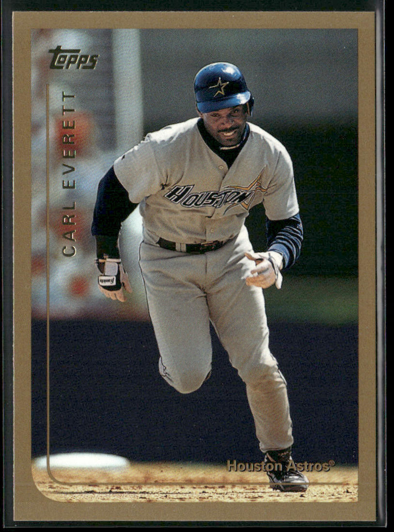 Carl Everett 1999 Topps #137 Houston Astros
