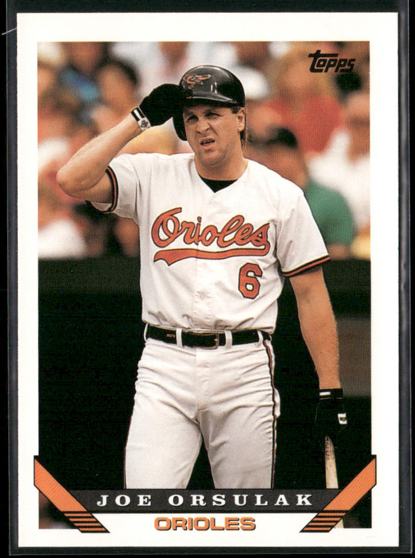 Joe Orsulak 1993 Topps #28 Baltimore Orioles