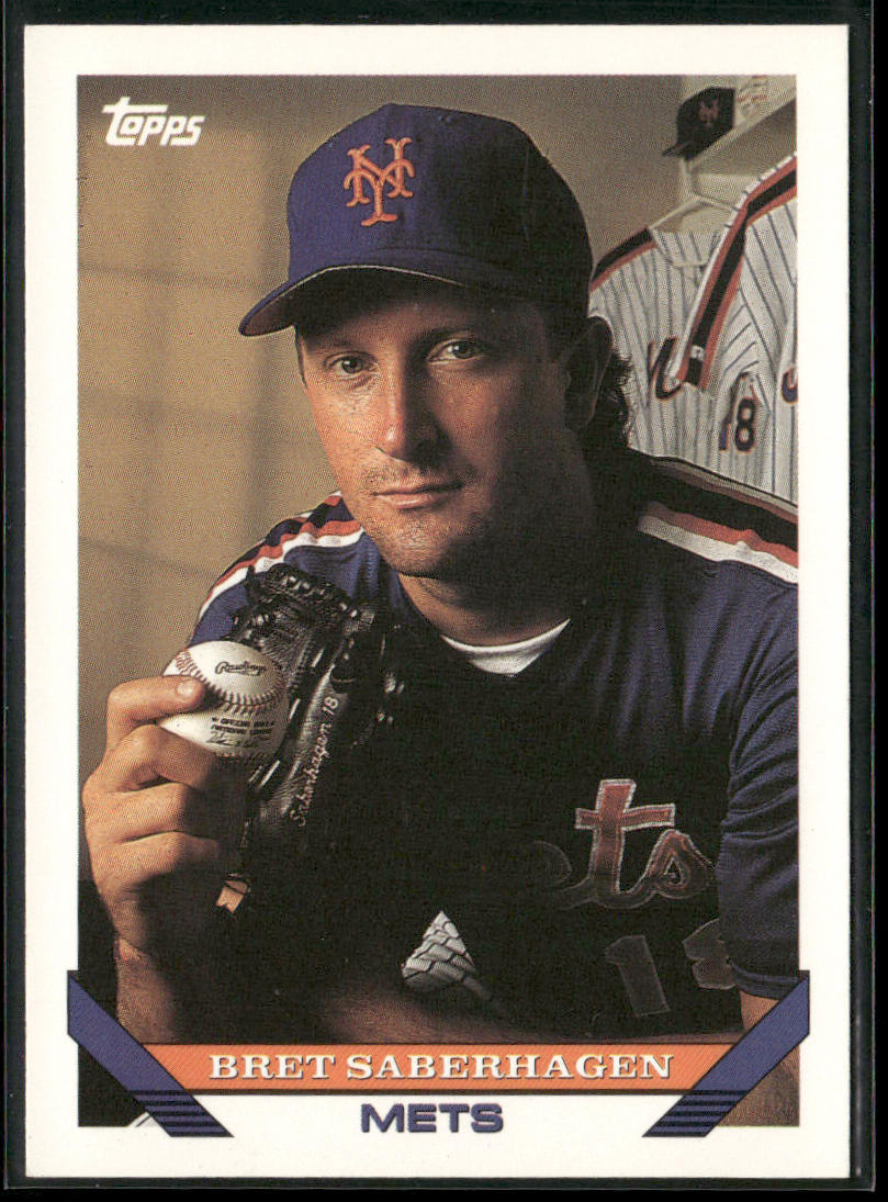 Bret Saberhagen 1993 Topps #600 New York Mets
