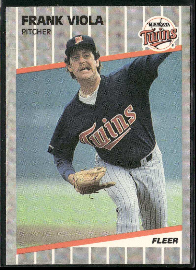 Frank Viola 1989 Fleer #127 Minnesota Twins