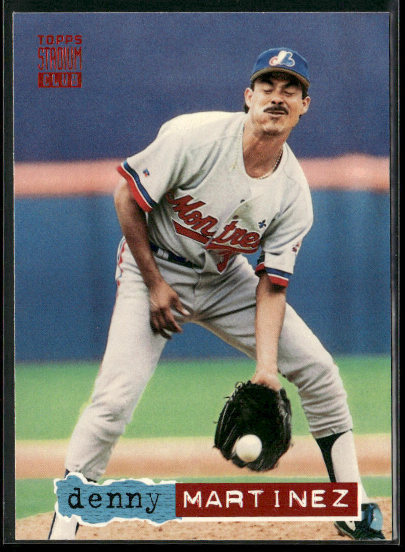 Denny Martinez 1994 Stadium Club #187 Montreal Expos