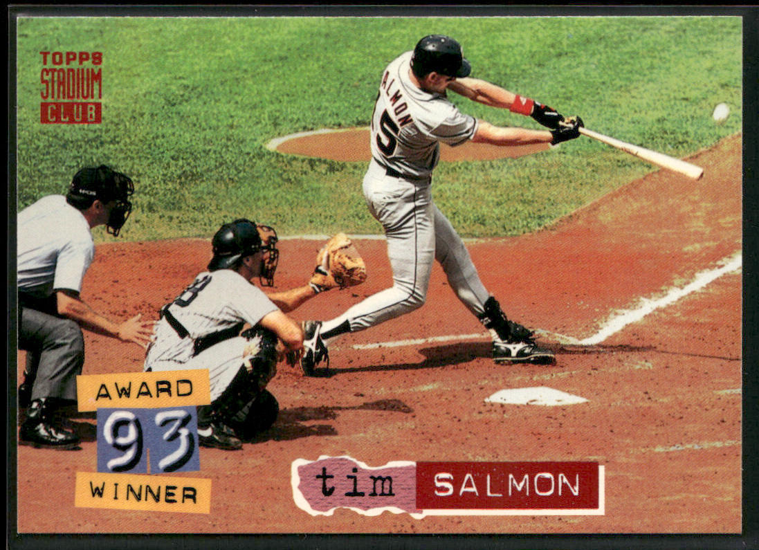 Tim Salmon 1994 Stadium Club #36 California Angels