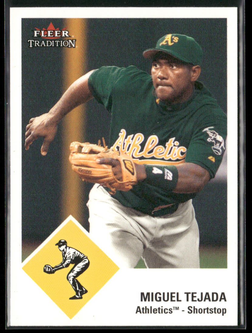 Miguel Tejada 2003 Fleer Tradition Update #U138 Oakland Athletics