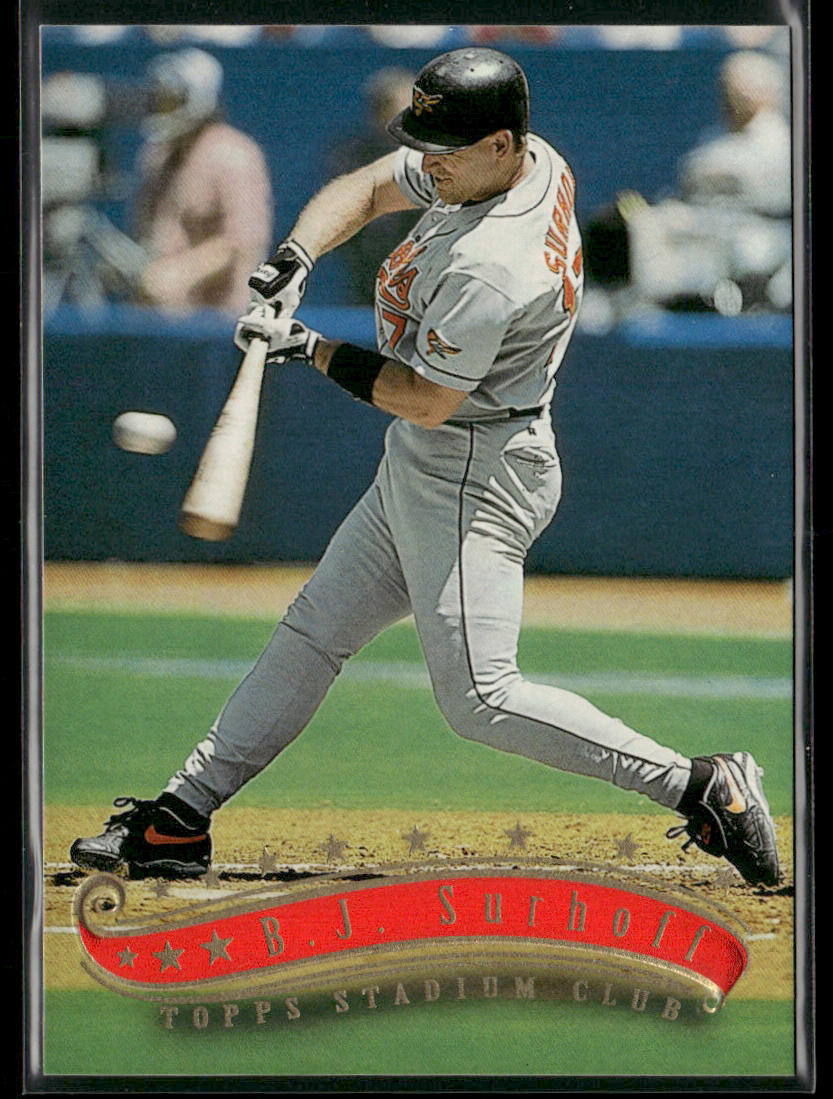 B.J. Surhoff 1997 Stadium Club #79 Baltimore Orioles
