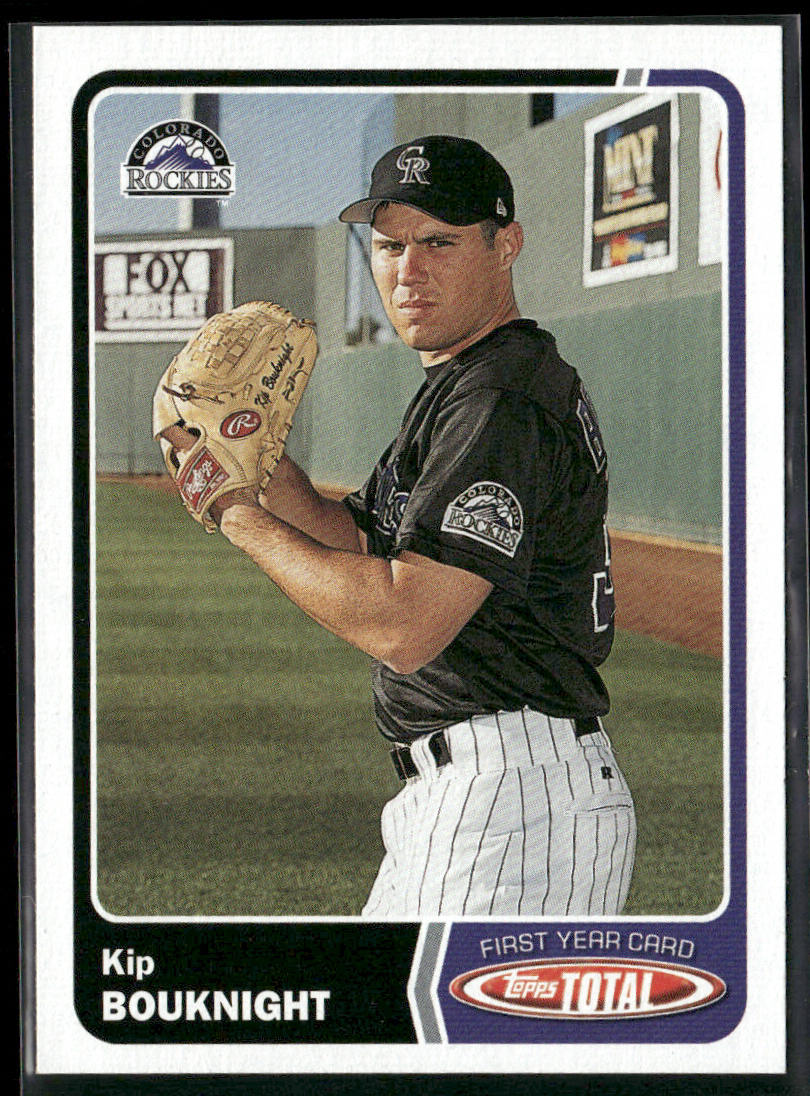Kip Bouknight 2003 Topps Total #935 RC Colorado Rockies