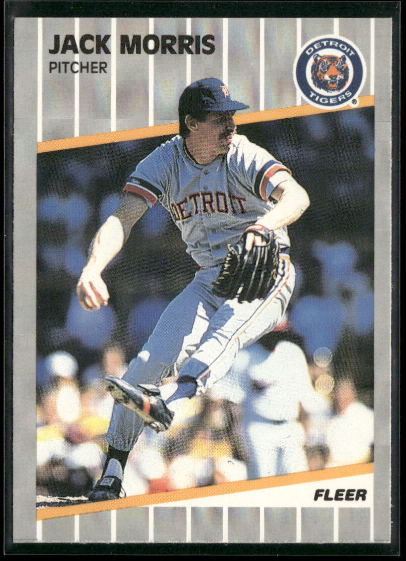 Jack Morris 1989 Fleer #139 Detroit Tigers