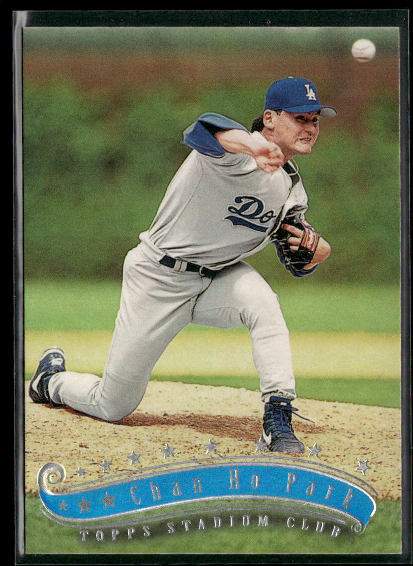 Chan Ho Park 1997 Stadium Club #69 Los Angeles Dodgers