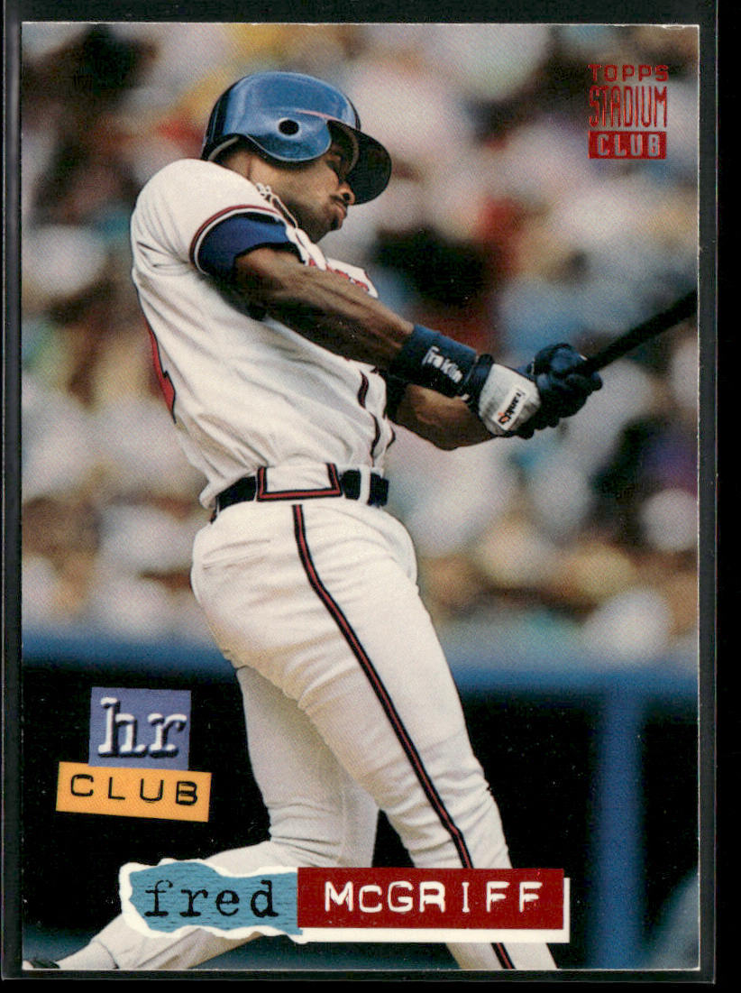 Fred McGriff 1994 Stadium Club #264 Atlanta Braves