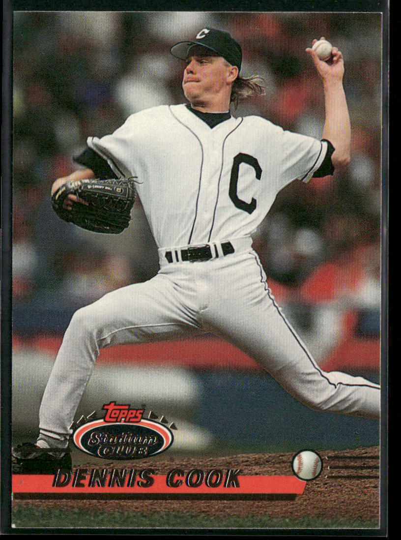 Dennis Cook 1993 Stadium Club #153 Cleveland Indians