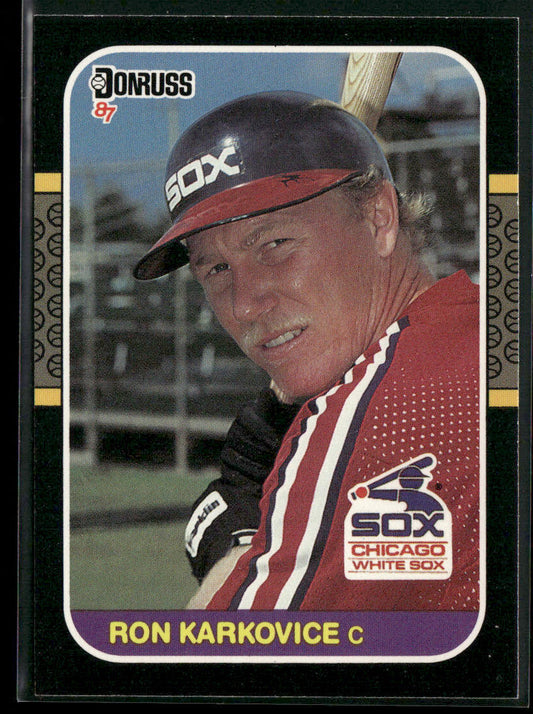 Ron Karkovice 1987 Donruss #334 RC Chicago White Sox