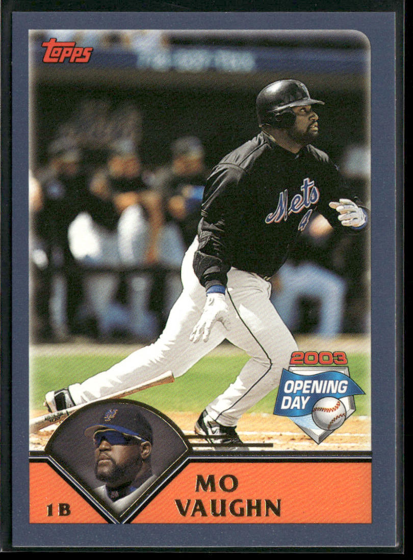 Mo Vaughn 2003 Topps Opening Day #86 New York Mets