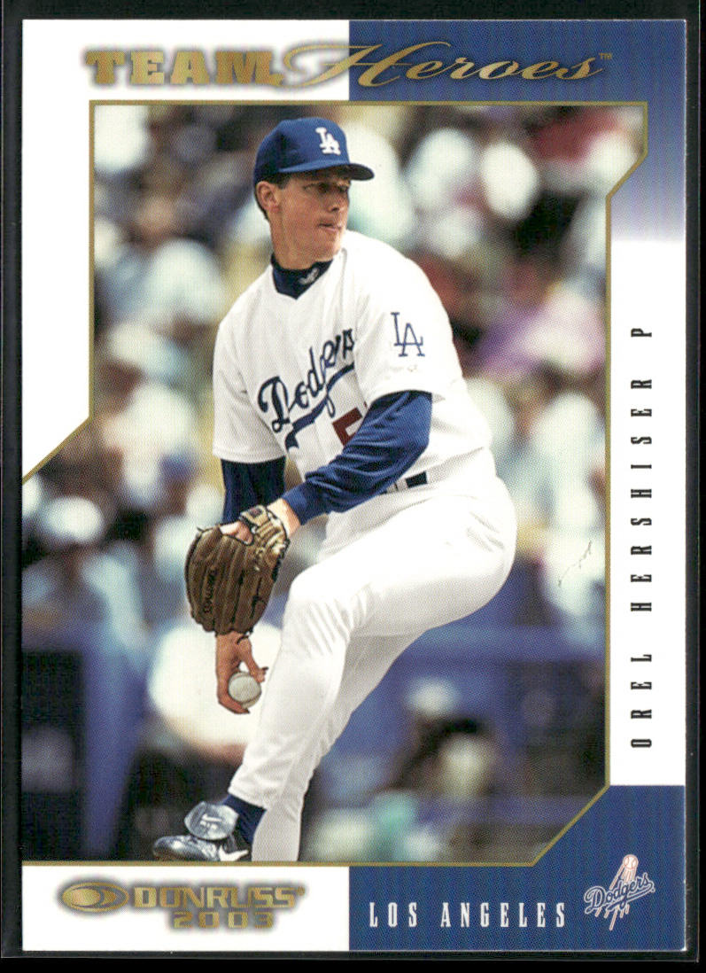 Orel Hershiser 2003 Donruss Team Heroes #266 Los Angeles Dodgers