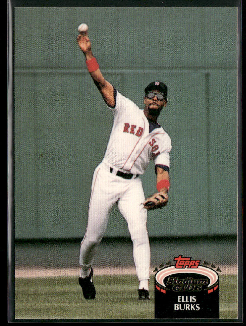 Ellis Burks 1992 Stadium Club #399 Boston Red Sox