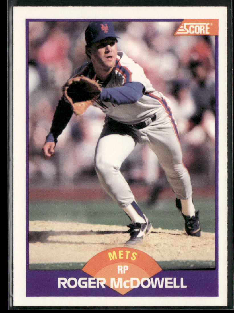 Roger McDowell 1989 Score #281 New York Mets