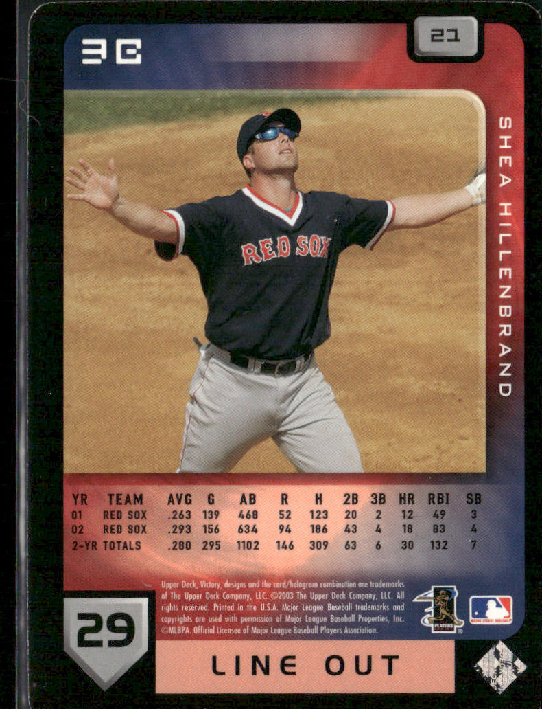 Shea Hillenbrand 2003 Upper Deck Victory #21 Boston Red Sox