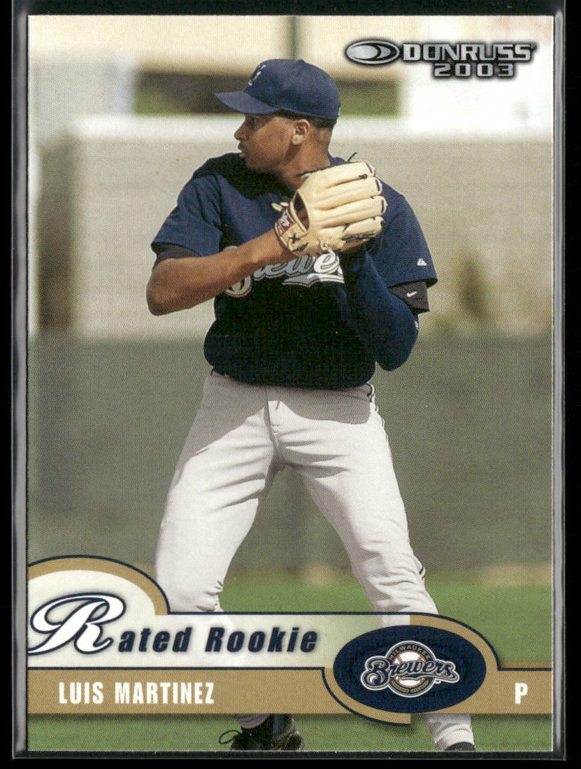 Luis Martinez 2003 Donruss #49 Milwaukee Brewers
